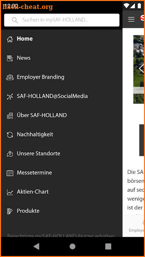 mySAF-HOLLAND screenshot