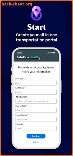 MySafeRide - Manage your rides screenshot