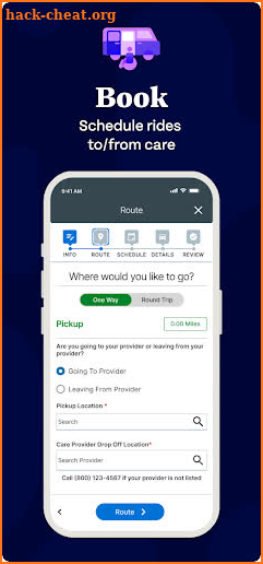 MySafeRide - Manage your rides screenshot