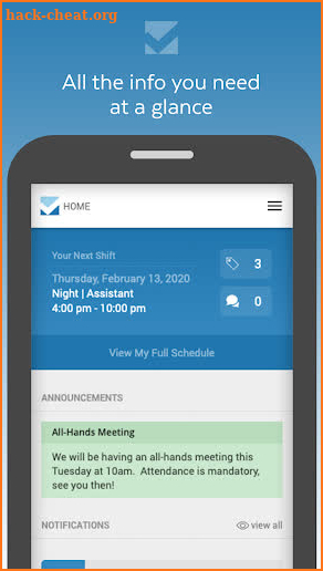 MySchedule Mobile screenshot