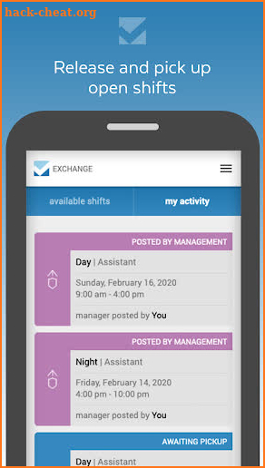 MySchedule Mobile screenshot
