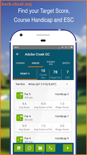 MyScorecard Golf Score Tracker screenshot