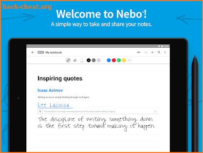 MyScript Nebo screenshot