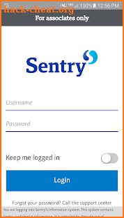 mySentryNet Associate Portal screenshot