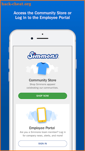 mySimmons App screenshot