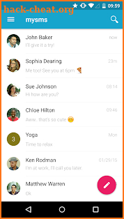 mysms SMS Text Messaging Sync screenshot