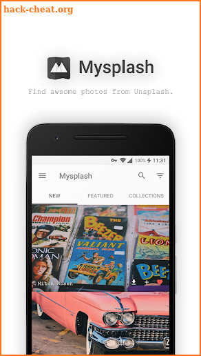 Mysplash-photography&wallpaper screenshot