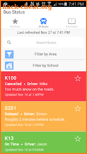 MySPPS Bus App screenshot