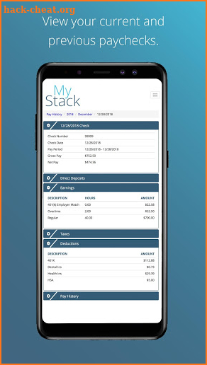 MyStack by ECCA Payroll+ screenshot