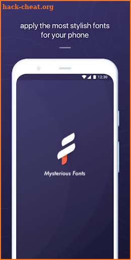 Mysterious Fonts-Stylish Fonts & Stickers screenshot