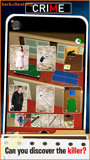 Mystery Crime. Board games screenshot