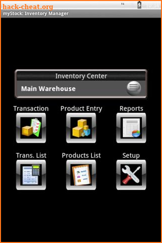 myStock Inventory Manager screenshot