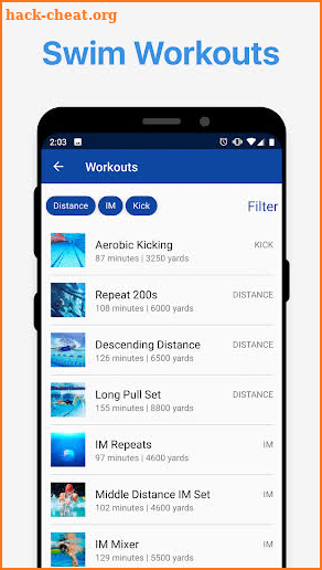 MySwimPro Swim Workouts, Training Plans & Tracking screenshot