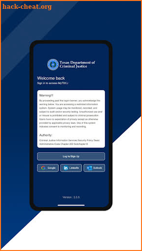 MyTDCJ screenshot