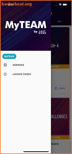 MyTEAM Locker Codes & Agenda screenshot
