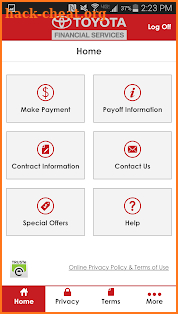 myTFS - Toyota Financial screenshot