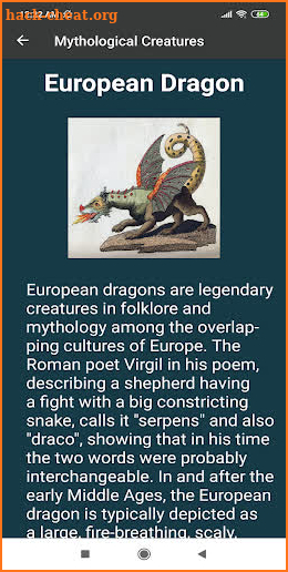 Mythological Creatures screenshot