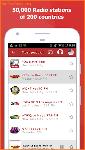 myTuner Radio App - Free FM Radio Station Tuner screenshot