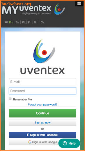 MYuventex Event App screenshot