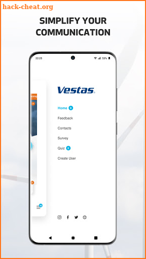 MyVestas screenshot