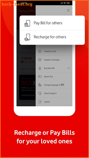 MyVodafone India – Mobile Recharge & Bill Payments screenshot