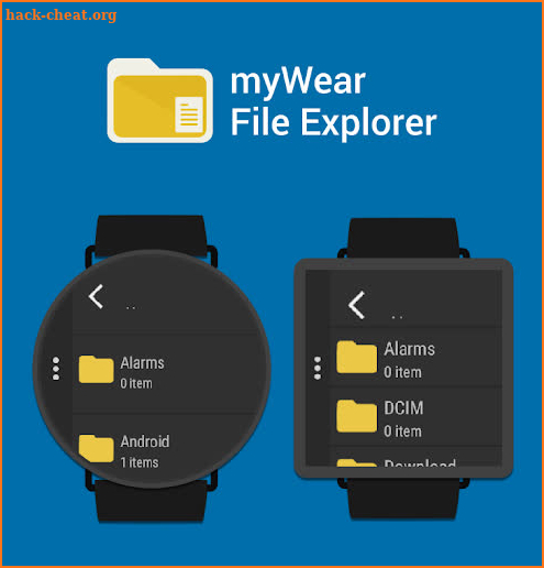 myWear File Explorer screenshot