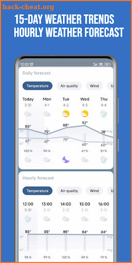 MyWeather - Real-time Forecast screenshot