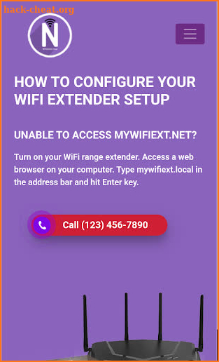 Mywifiext Setup App screenshot