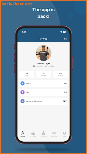 myWOD screenshot