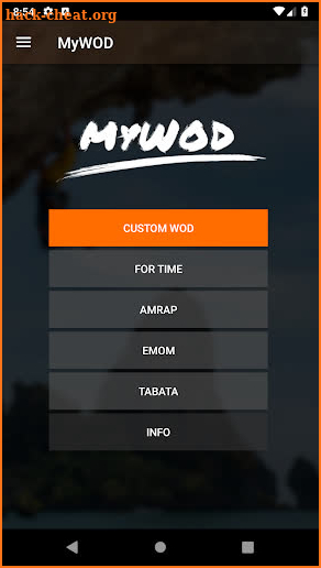 MyWOD - The perfect choice for screenshot