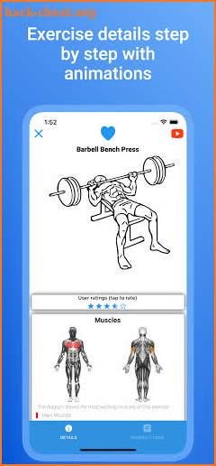 myWorkout - Fitness & Training screenshot