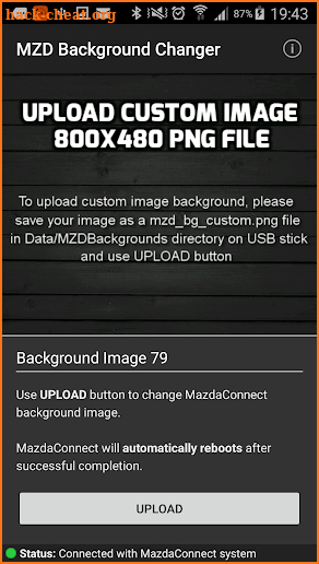 MZD Background Changer screenshot