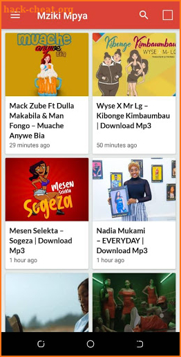 Mziki Mpya - Download Nyimbo mpya Zote screenshot
