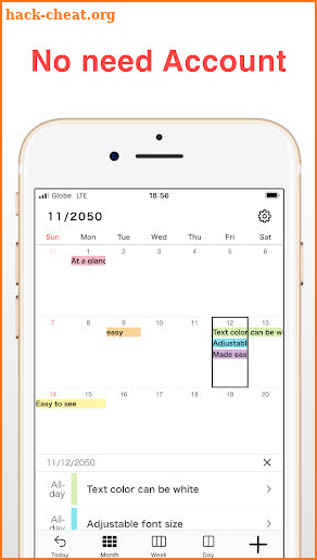 N Calendar - Simple planner screenshot