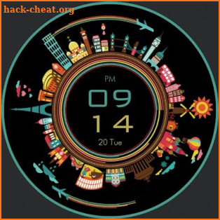 N3P Around the world watch face for watchmaker screenshot