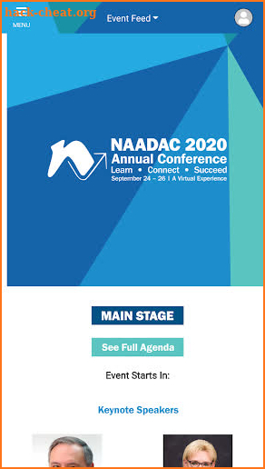 NAADAC 2020 screenshot