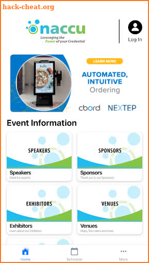 NACCU Events App screenshot
