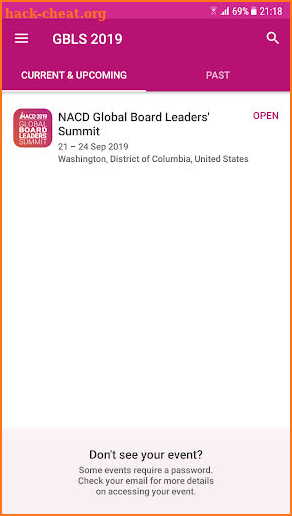 NACD Summit screenshot