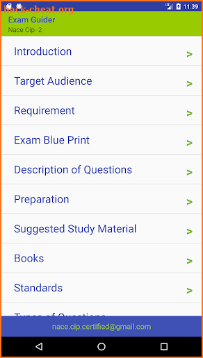 NACE CIP- 2 Higlights, Practices and Exams screenshot