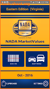 NADA MarketValues screenshot
