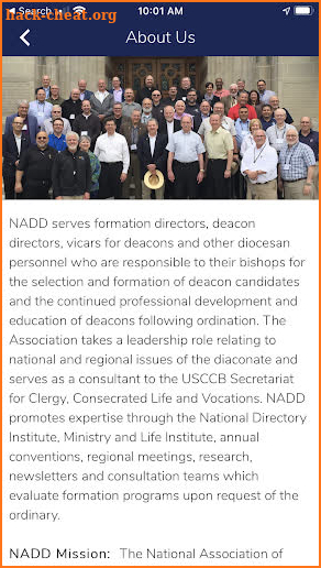NADD - National Association of Diaconate Directors screenshot