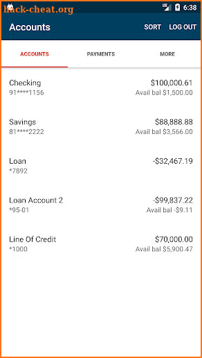 NAE Federal Credit Union screenshot