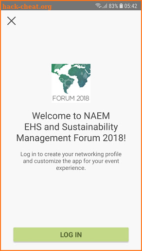 NAEM Events screenshot