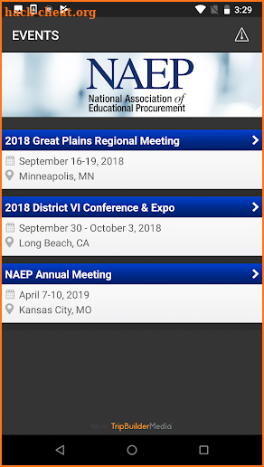 NAEP MTGS screenshot