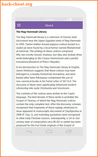 Nag Hammadi Library - Free screenshot