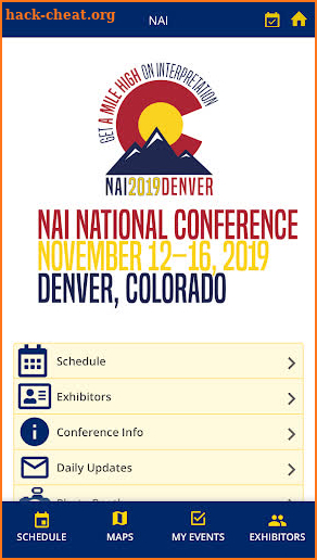 NAI  Conference screenshot