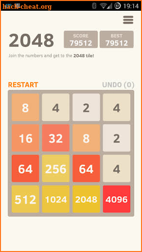 Naija 2048 Game (4x4, 5x5, 6x6, 7x7, 8x8) screenshot