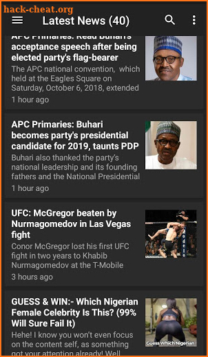 Naija News App screenshot