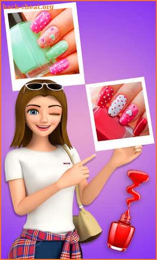 Nail Art 3D Satisfying Makeup Game for Girls screenshot