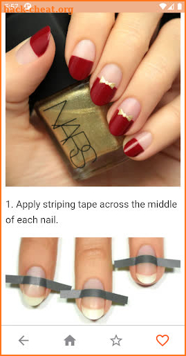 Nail art designs step by step screenshot